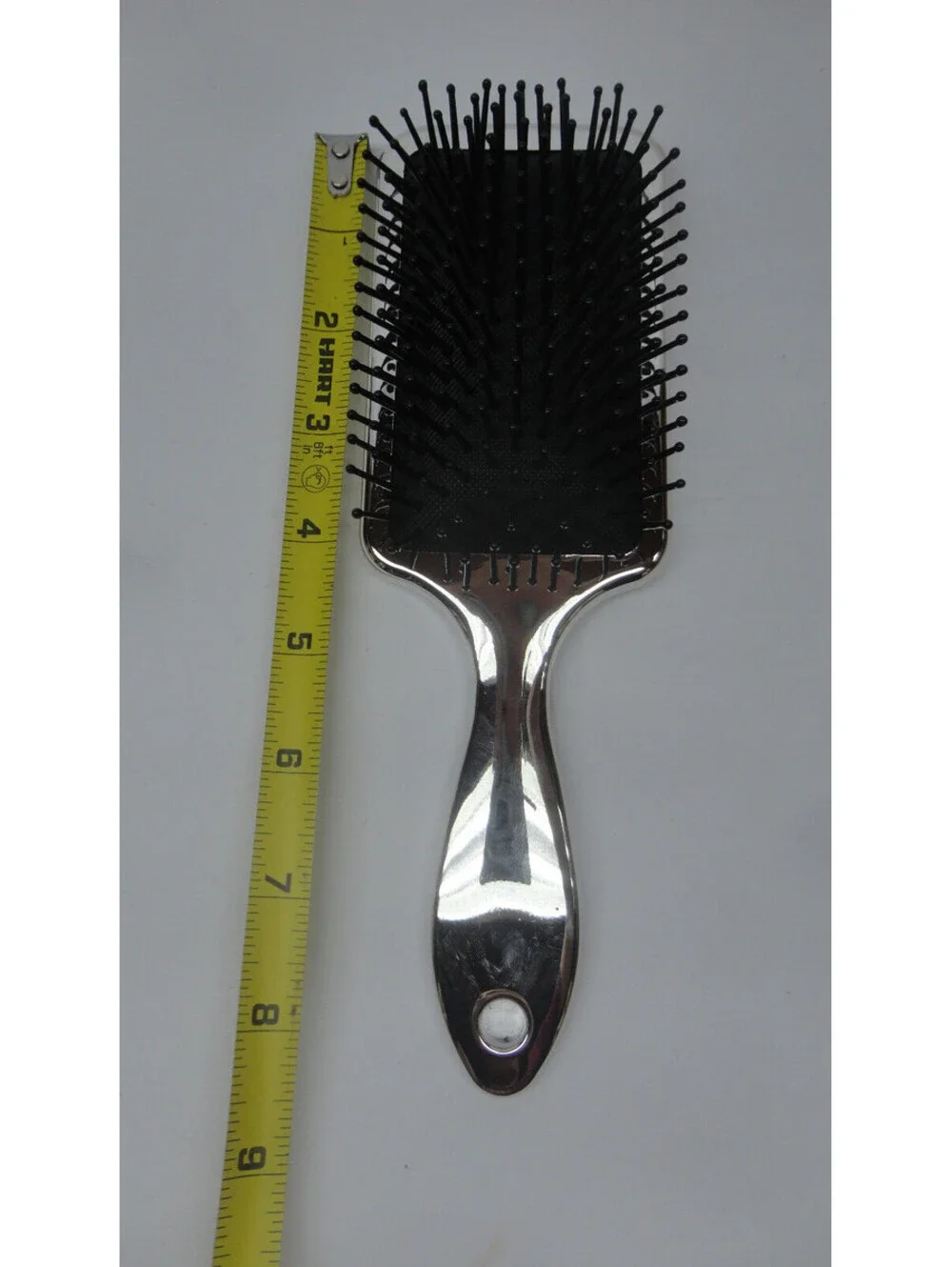 3 Pack Plastic Paddle Hair Brush Silver by Macy's Beauty Collection